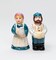 Ceramic Jewish Farmers Salt and Pepper Shakers, Hanukkah Decor, Hanukkah Gift, Jewish Home Decor